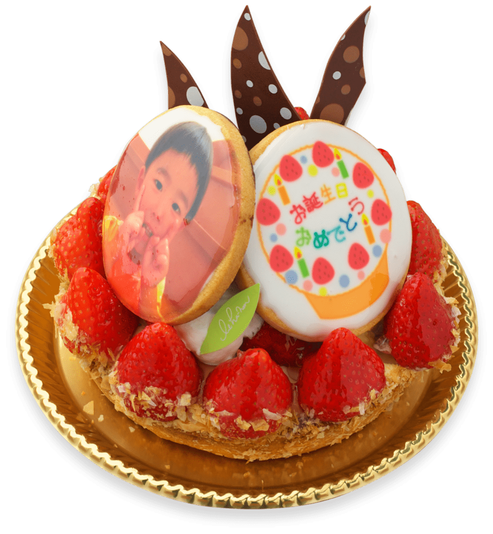 プリントクッキーケーキ
